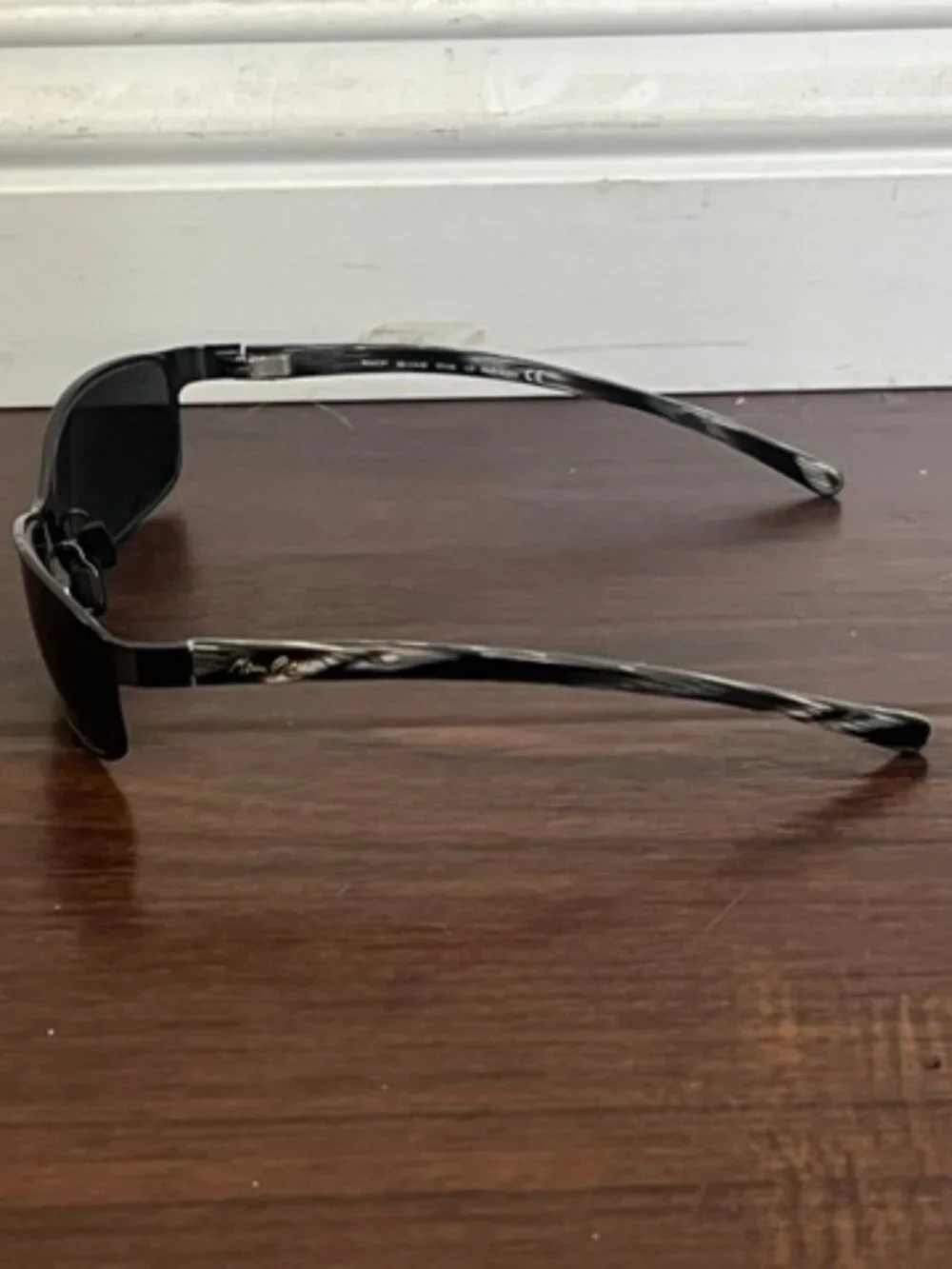 Maui Jim MJ-114-02 Sunglasses Gray Frame, 57-16-125, Made In Italy